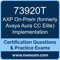AXP On-Prem (formerly Avaya Aura CC Elite) Implementation Dumps, AXP On-Prem (formerly Avaya Aura CC Elite) Implementation PDF, Avaya AXP On-Prem (formerly Avaya Aura CC Elite) Implementation Dumps, 73920T PDF, AXP On-Prem (formerly Avaya Aura CC Elite) Implementation Braindumps, 73920T Questions PDF, Avaya Exam VCE, Avaya 73920T VCE, AXP On-Prem (formerly Avaya Aura CC Elite) Implementation Cheat Sheet