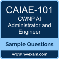 AI Administrator and Engineer Dumps, CAIAE-101 Dumps, CWNP CAIAE PDF, CAIAE-101 PDF, AI Administrator and Engineer VCE, CWNP AI Administrator and Engineer Questions PDF, CWNP Exam VCE, CWNP CAIAE-101 VCE, AI Administrator and Engineer Cheat Sheet