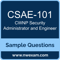 Security Administrator and Engineer Dumps, CSAE-101 Dumps, CWNP CSAE PDF, CSAE-101 PDF, Security Administrator and Engineer VCE, CWNP Security Administrator and Engineer Questions PDF, CWNP Exam VCE, CWNP CSAE-101 VCE, Security Administrator and Engineer Cheat Sheet