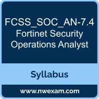 FCSS_SOC_AN-7.4 Syllabus, Security Operations Analyst Exam Questions PDF, Fortinet FCSS_SOC_AN-7.4 Dumps Free, Security Operations Analyst PDF, FCSS_SOC_AN-7.4 Dumps, FCSS_SOC_AN-7.4 PDF, Security Operations Analyst VCE, FCSS_SOC_AN-7.4 Questions PDF, Fortinet Security Operations Analyst Questions PDF, Fortinet FCSS_SOC_AN-7.4 VCE