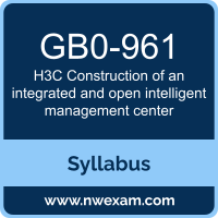 GB0-961 Syllabus, Construction of an integrated and open intelligent management center Exam Questions PDF, H3C GB0-961 Dumps Free, Construction of an integrated and open intelligent management center PDF, GB0-961 Dumps, GB0-961 PDF, Construction of an integrated and open intelligent management center VCE, GB0-961 Questions PDF, H3C Construction of an integrated and open intelligent management center Questions PDF, H3C GB0-961 VCE