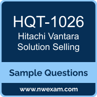 Solution Selling Dumps, HQT-1026 Dumps, Hitachi Vantara Solution Selling PDF, HQT-1026 PDF, Solution Selling VCE, Hitachi Vantara Solution Selling Questions PDF, Hitachi Vantara Exam VCE, Hitachi Vantara HQT-1026 VCE, Solution Selling Cheat Sheet