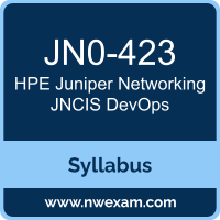 JN0-423 Syllabus, JNCIS DevOps Exam Questions PDF, HPE Juniper Networking JN0-423 Dumps Free, JNCIS DevOps PDF, JN0-423 Dumps, JN0-423 PDF, JNCIS DevOps VCE, JN0-423 Questions PDF, HPE Juniper Networking JNCIS DevOps Questions PDF, HPE Juniper Networking JN0-423 VCE