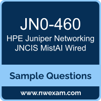 JNCIS MistAI Wired Dumps, JN0-460 Dumps, HPE Juniper Networking JNCIS-MistAI-Wired PDF, JN0-460 PDF, JNCIS MistAI Wired VCE, HPE Juniper Networking JNCIS MistAI Wired Questions PDF, HPE Juniper Networking Exam VCE, HPE Juniper Networking JN0-460 VCE, JNCIS MistAI Wired Cheat Sheet