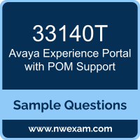 Experience Portal with POM Support Dumps, 33140T Dumps, Avaya Experience Portal with POM Support PDF, 33140T PDF, Experience Portal with POM Support VCE, Avaya Experience Portal with POM Support Questions PDF, Avaya Exam VCE, Avaya 33140T VCE, Experience Portal with POM Support Cheat Sheet