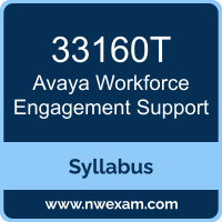 33160T Syllabus, Workforce Engagement Support Exam Questions PDF, Avaya 33160T Dumps Free, Workforce Engagement Support PDF, 33160T Dumps, 33160T PDF, Workforce Engagement Support VCE, 33160T Questions PDF, Avaya Workforce Engagement Support Questions PDF, Avaya 33160T VCE
