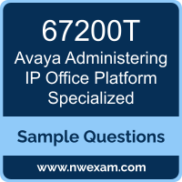 Administering IP Office Platform Specialized Dumps, 67200T Dumps, Avaya Administering IP Office Platform Specialized PDF, 67200T PDF, Administering IP Office Platform Specialized VCE, Avaya Administering IP Office Platform Specialized Questions PDF, Avaya Exam VCE, Avaya 67200T VCE, Administering IP Office Platform Specialized Cheat Sheet