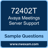 Meetings Server Support Dumps, 72402T Dumps, Avaya Meetings Server Support PDF, 72402T PDF, Meetings Server Support VCE, Avaya Meetings Server Support Questions PDF, Avaya Exam VCE, Avaya 72402T VCE, Meetings Server Support Cheat Sheet